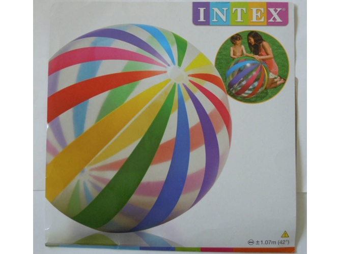 Pelota de Playa INTEX 59065 (Multicolor - 107cm - Edad Mínima: 3)