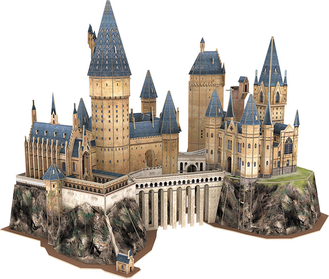 Puzzle 3D CUBIC FUN Harry Potter Castillo de Hogwarts (197 Piezas)