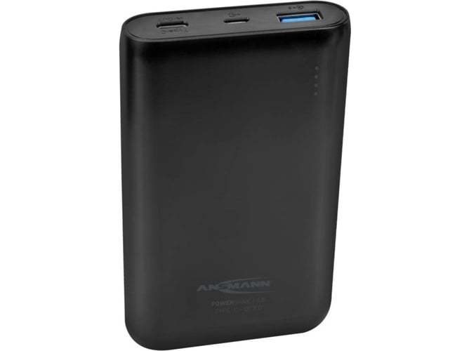 Powerbank ANSMANN 1700-0095 (10000 mAh - 1 USB - 1 USB-C - 1 MicroUSB - Negro)