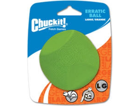 Bola para Perros CHUCKIT Erratic Ball L (7cm)