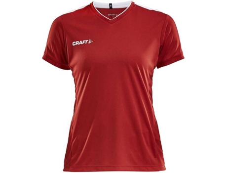 Camiseta de Mujer para Fitness CRAFT Progress Practise Rojo (M)