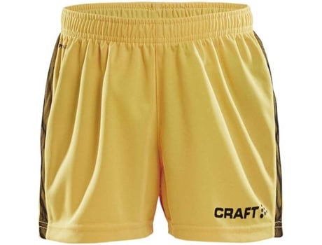 Pantalones para Hombre CRAFT Pro Control Mesh Amarillo para Fútbol (158 - 164 cm)