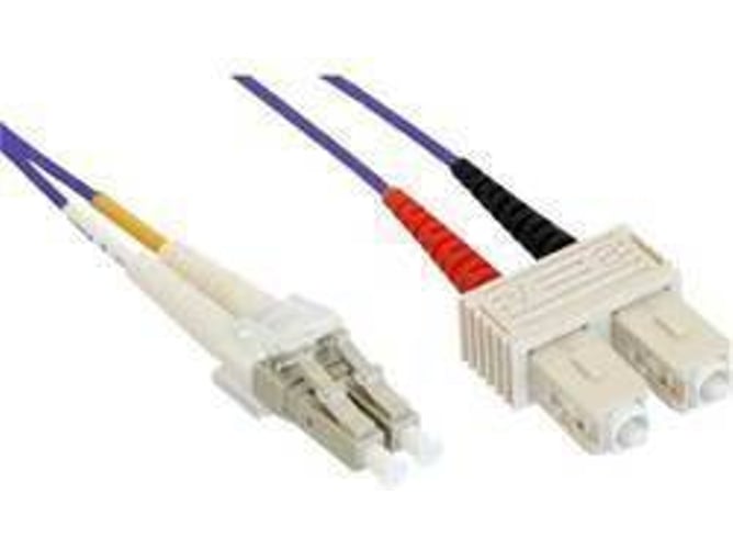 Cable de Fibra Óptica INLINE (2 m - Morado)