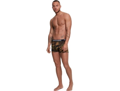 Boxers URBAN CLASSICS camo Algodón Hombre (M - Verde)