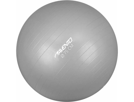 Avento Pelota de fitness/gimnasio plateada 75 cm diámetro