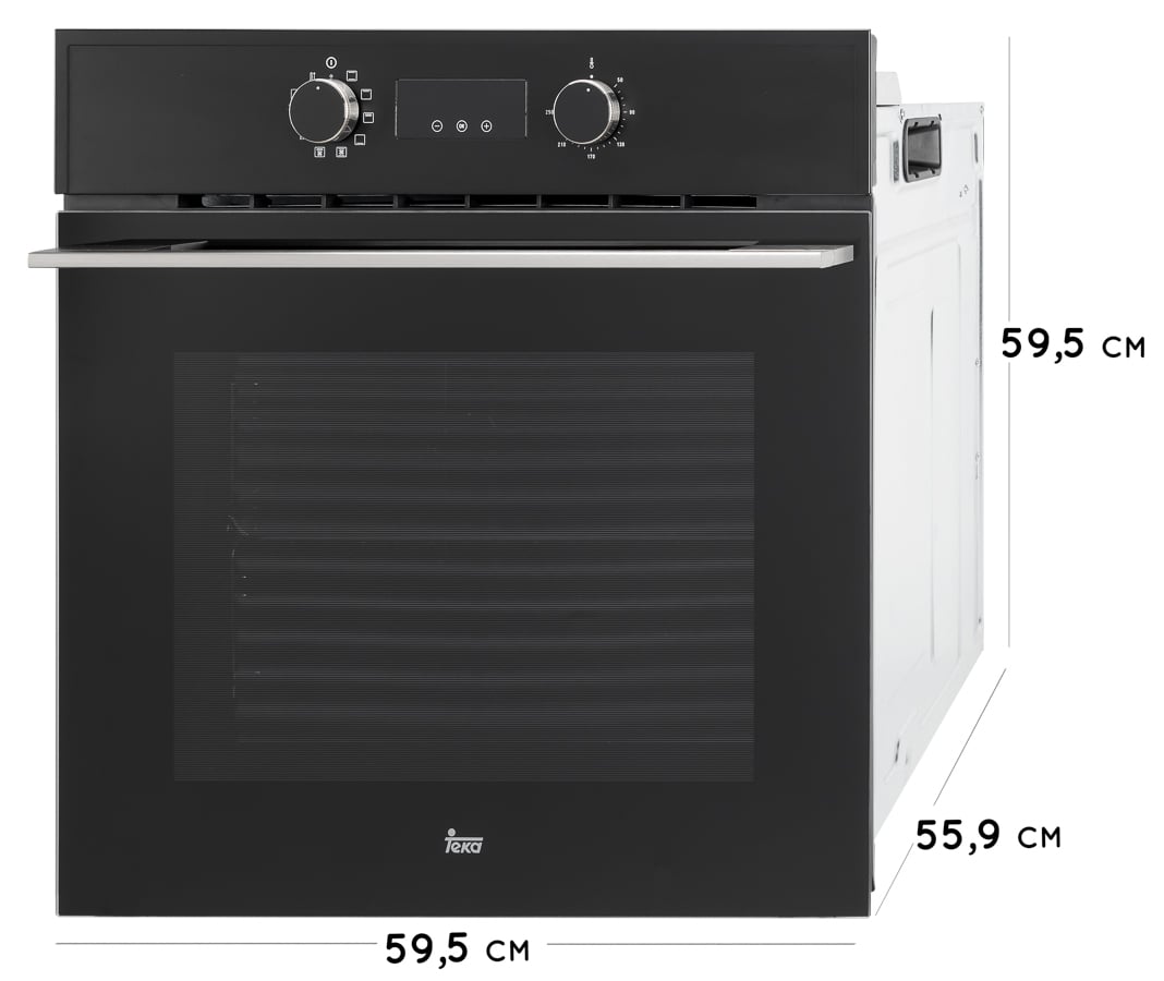 Horno TEKA HSB 630 (70 L - 59.5 cm - Hidrolítico - Negro)