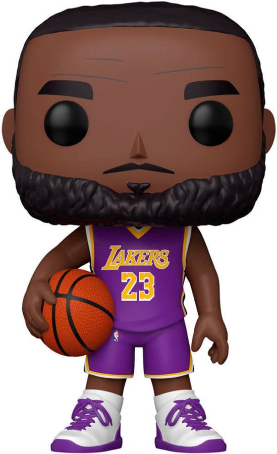 Figura FUNKO Pop Deportes Nba Lebron James Jersey Morado Lakers 52359