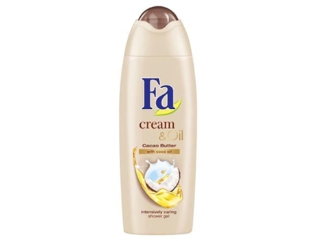 Crema y Aceite Kremowy Żel Pod Prysznic Crema de Ducha Manteca de Cacao y Aceite de Coco 250Ml FA