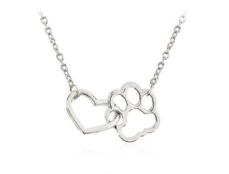 Collares de pata de mascota huecos collares de shellhard de animal perro animal gato amor colgante