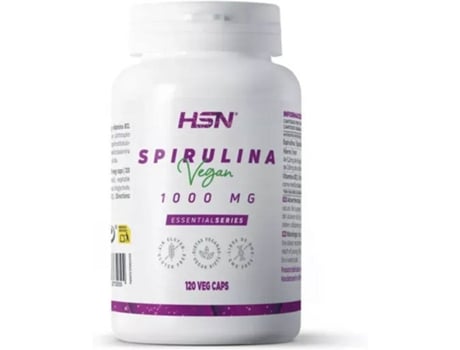 Complemento Alimentar HSN Spirulina (120 veg caps)