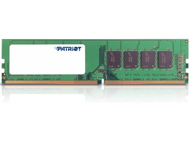 Memoria RAM DDR4 PATRIOT MEMORY PSD44G240081 (1 x 4 GB - 2400 MHz - CL 16 - Verde)