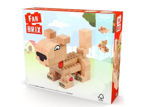 Puzzle FABBRIX (Madera - Beige - 21 x 18 x 5 cm)