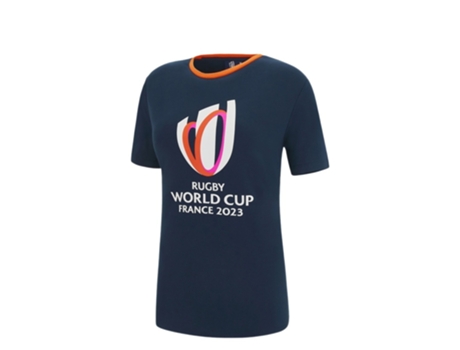 Camiseta de Niña para Rugby MACRON Polialgodón Rwc France Azul (11/12 Años)