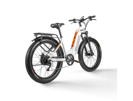 Bicicleta eléctrica SHENGMILO 1000W BAFANG E-Bike 48V 17.5Ah Batería 7 velocidades 26 Hombres Mujeres MX06