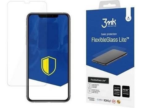 Película Cristal Templado iPhone 11 Pro Max 3MK Flexiglass