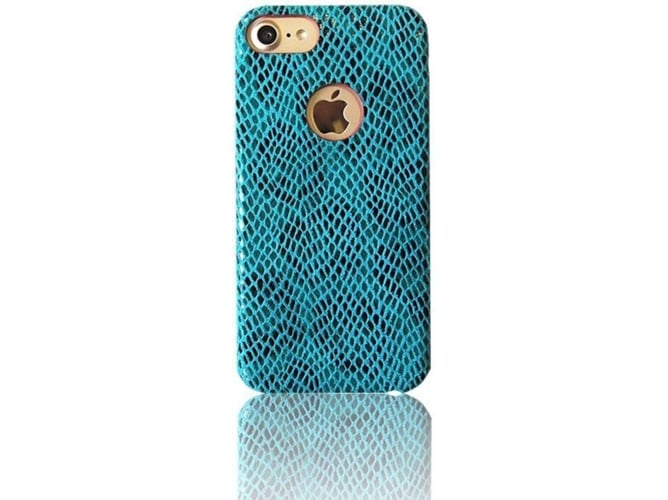 Carcasa Iphone 7 8 vamvam serpiente verde para y color turquesa con acabado