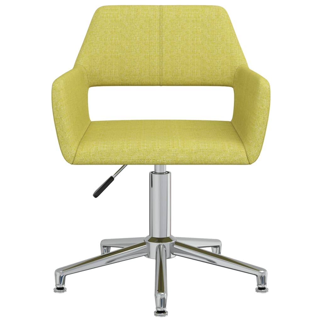 Silla de Oficina VIDAXL Giratoria Verde (Tela - 52.5 x 53 x 83 cm)