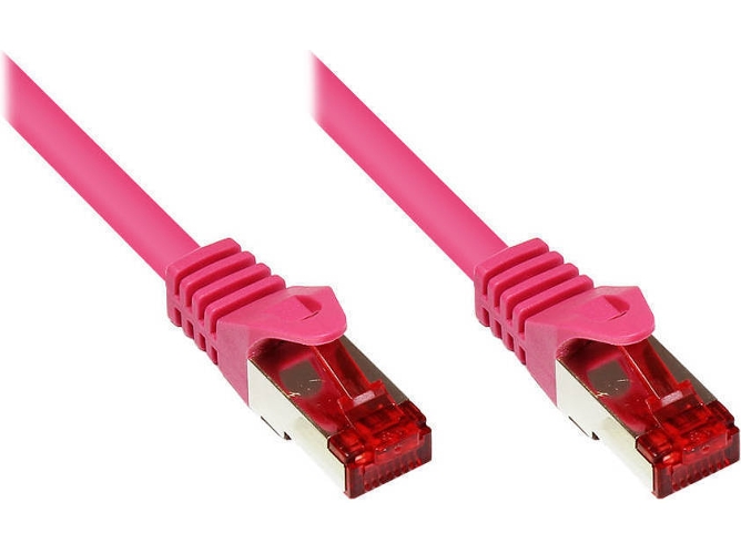 Cable de Red ALCASA (RJ45 - 20 m - Rosa)