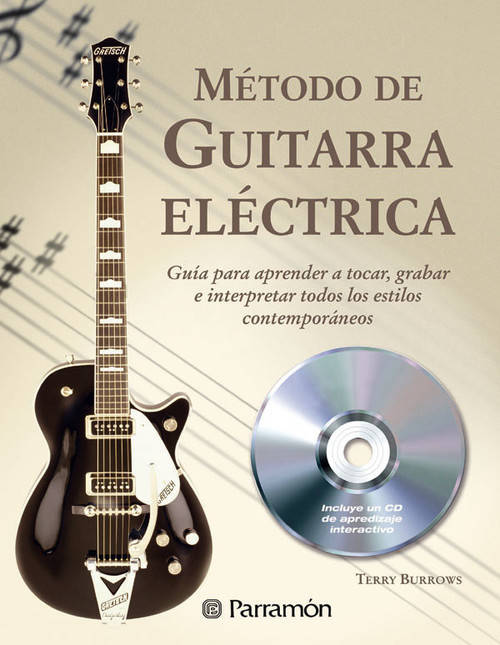 De Guitarra Cd libro metodo completo electrica terry burrows español 1 tomo tapa