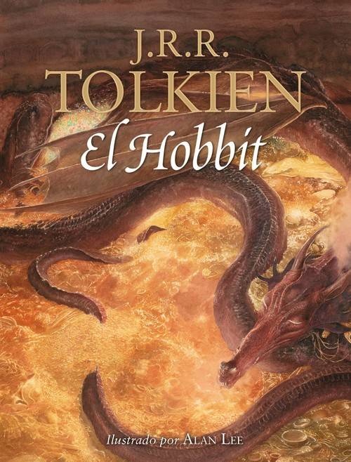 Libro El Hobbit Ilustrado de J.R.R Tolkien (Español)