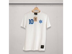 Camiseta para Hombre FOOTBALL TOWN Magen David 10 Blanco (S)