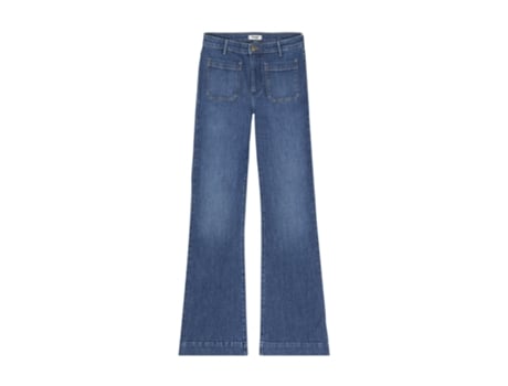 Pantalones de Mujer WRANGLER Flare Mezclilla Azul (31x32)