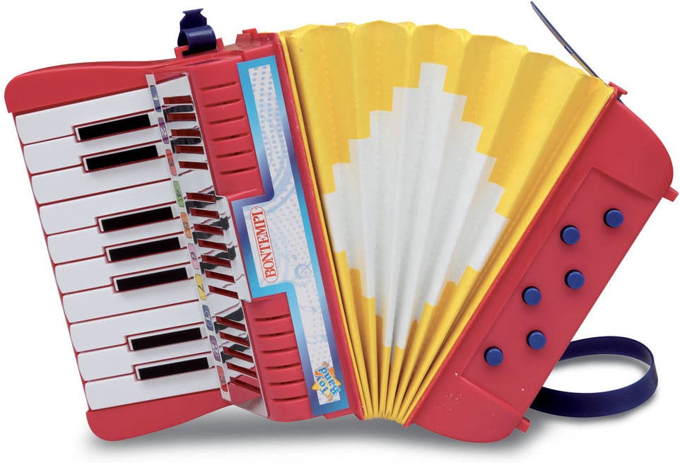 Bontempi33 Con 17 teclas color rojo blanco amarillo spanish business option 33 1780