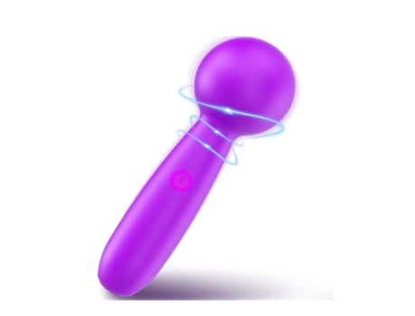 Vibrador para Mujer Potente Bala Vibrador Estimulador de Pezones con 10 Modos de Vibración Púrpura BISBISOUS