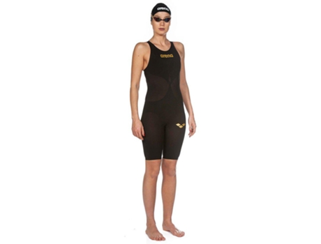 Traje de Baño con Pantalones Cortos para Mujer ARENA Competición Powerskin Carbon Air2 Abierto Negro para Natación (FR 28)