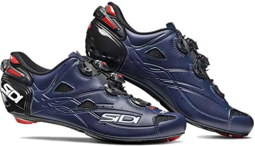 Zapatillas para Hombre SIDI Carretera Shot Carbono Azul para Ciclismo (EU 46)