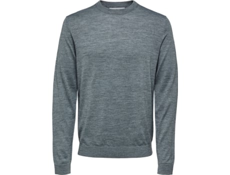 Camiseta SELECTED Punto Hombre (XL - Gris)