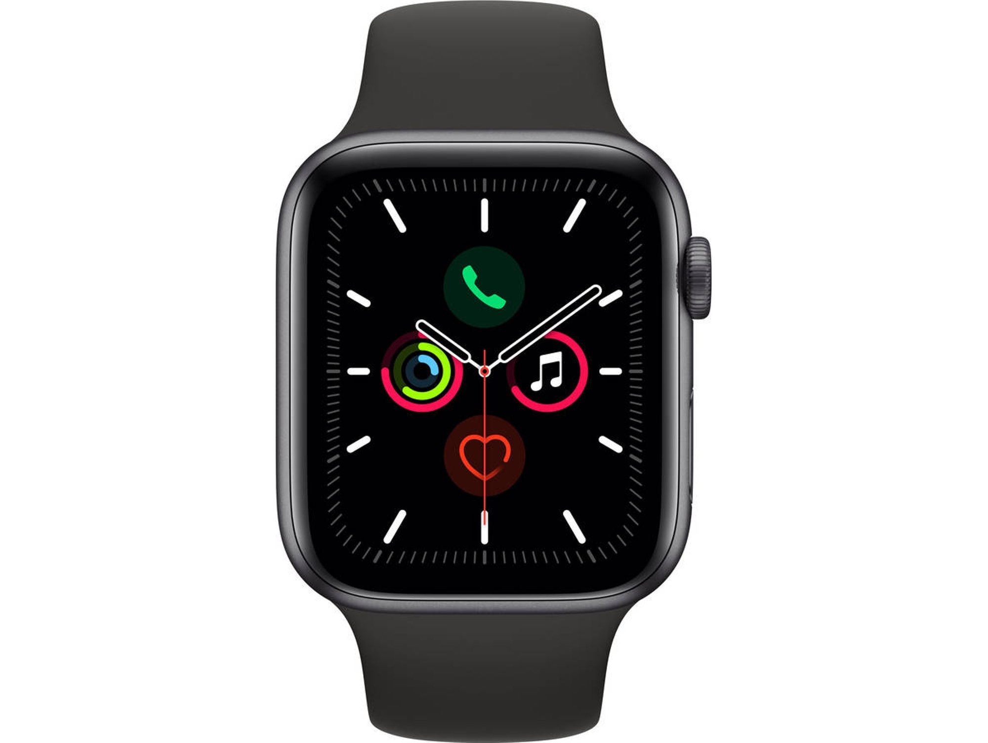 APPLE Watch Series 5 GPS 44 mm Aluminio gris, negro