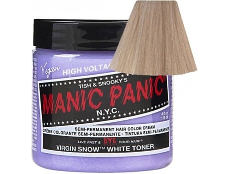 Comprar en oferta Manic Panic Semi-Permanent Hair Color Cream - Virgin Snow White Toner (118ml)
