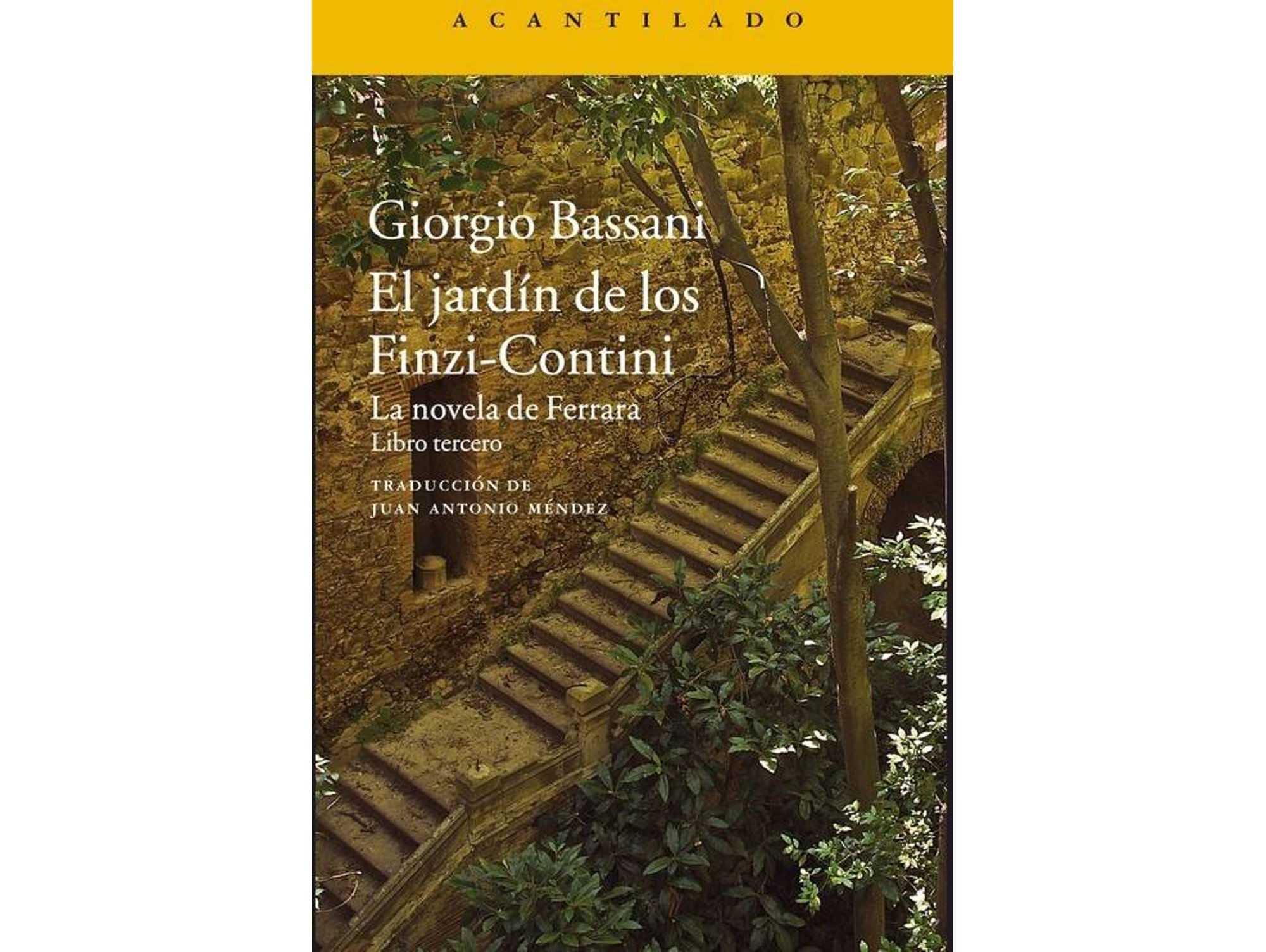 Libro El Jardín De Los Finzi-Contini de Giorgio Bassani