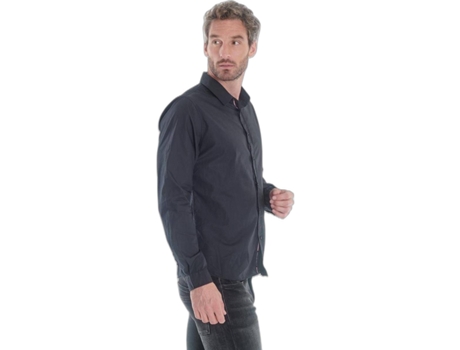 Camisa para Hombre LE TEMPS DES CERISES (2XL - Algodón - Negro)