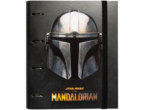 Grupo Erik Cat0072 carpeta 4 anillas troquelada premium the mandalorian a4 26x32 cm