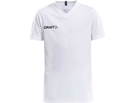 Camiseta de Hombre para Fútbol CRAFT Squad Solid Blanco (6/8 Años)