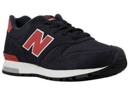 Zapatillas NEW BALANCE ML565NTW Cuero natural, Tejido Hombre (40 - Rojo, Negro)