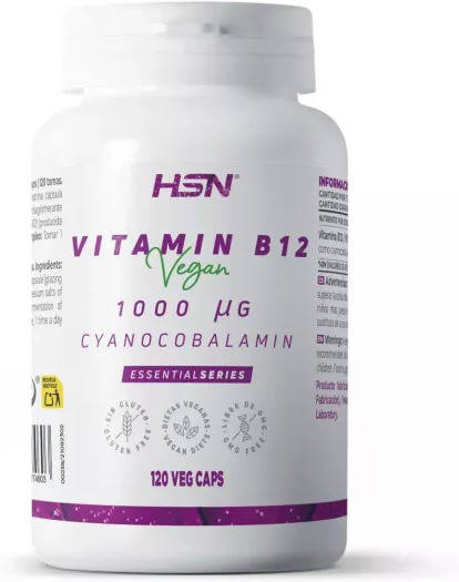 Complemento Alimentar HSN Vitamina B12 (120 veg caps)