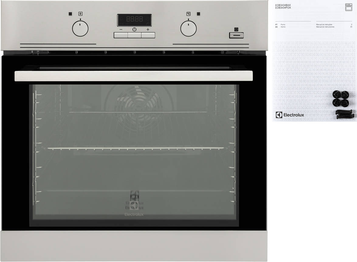 Horno a Vapor ELECTOLUX EOB3434FOX (72 L - 59.4 cm - Hidrolítico - Negro)