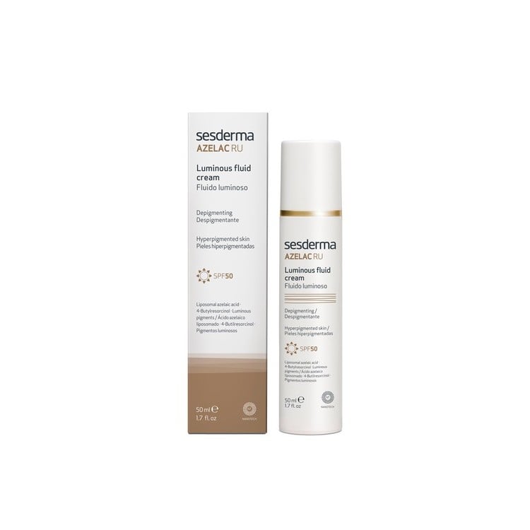 Crema Facial SESDERMA Ru Azelac SPF 50 Fluid Luz (50 ml)