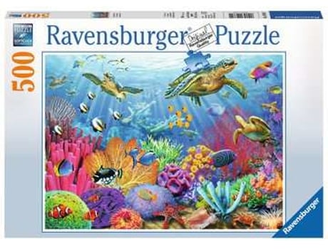 Puzzle RAVENSBURGER Tropical Waters rompecabezas 500 pieza(s) Submarino