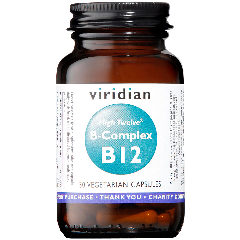 Viridian HIGH TWELVE B-Complex B12 30's