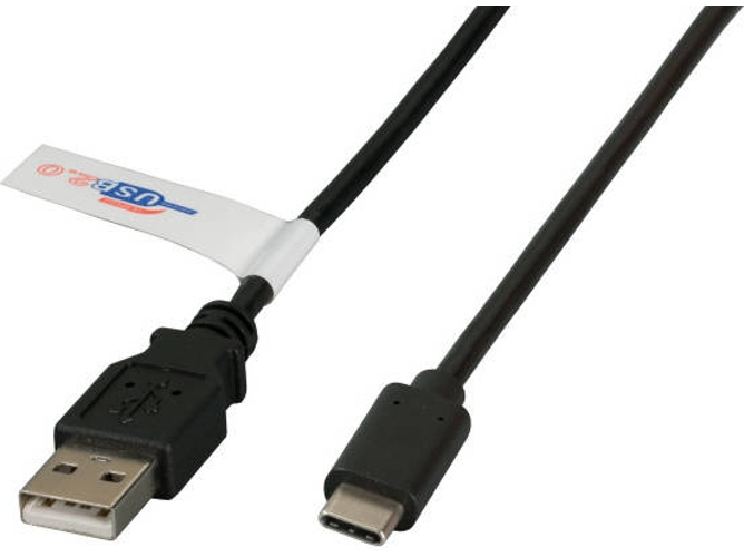 Cable USB EFB ELEKTRONIK (USB-C - USB-C - 2 m - Negro)