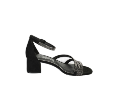 Sandalias de Tacón para Mujer BUFFALO (36 - Negro)