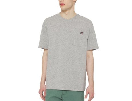 Camiseta de Hombre DICKIES Sapatos Luray Pocket Tecido Gris (M)