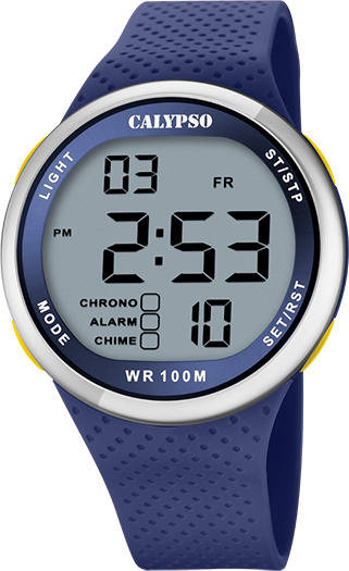 Reloj Digital CALYPSO Hombre (Goma - Azul)