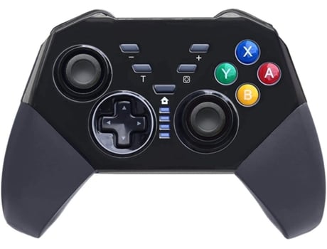 Controlador inalámbrico Pro compatible con giroscopio y Joypad para juegos Dual Shock Axis BlackBISBISOUS