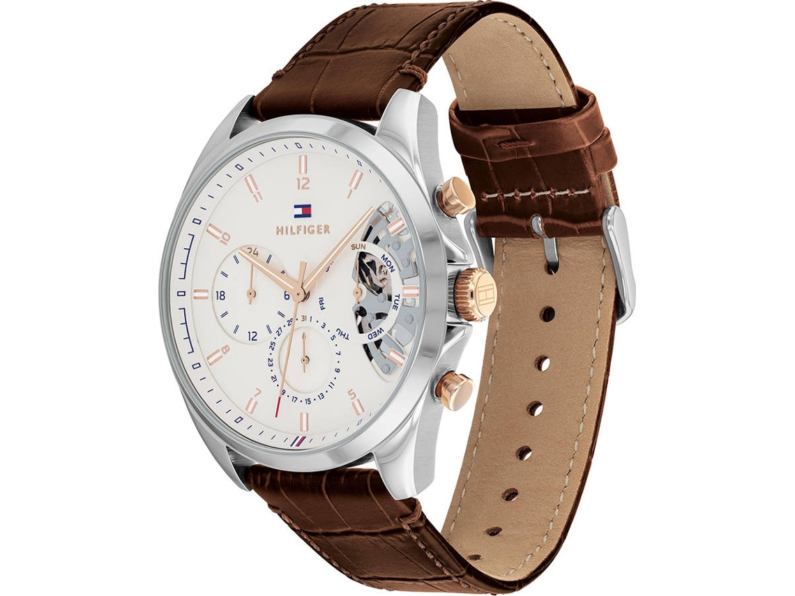 Reloj TOMMY HILFIGER Hombre (Piel - Marrón)