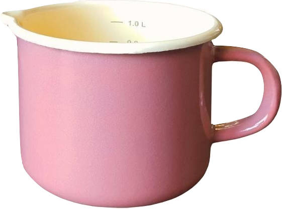 Krüger Karl Leche olla esmalte rosa 20 x 11 13 104139